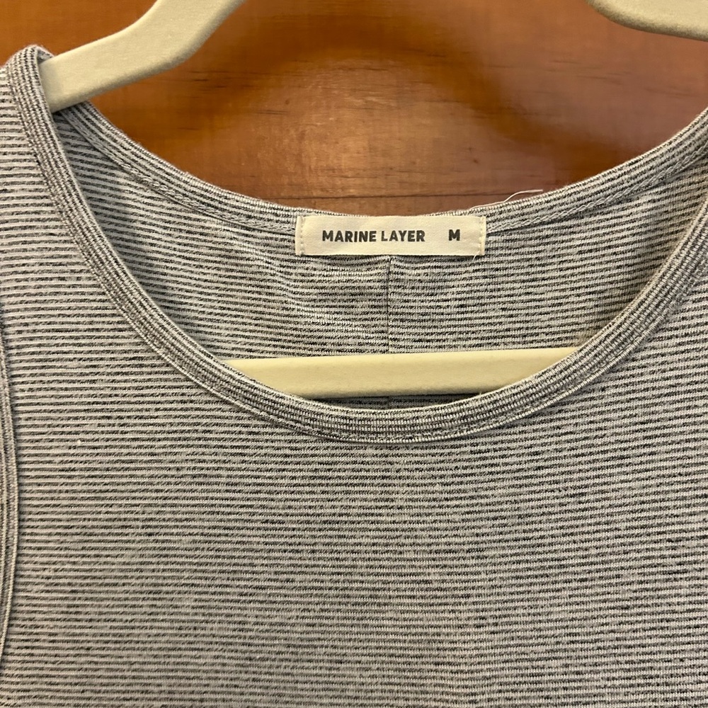 Marine Layer Heathered Gray Tank Dress